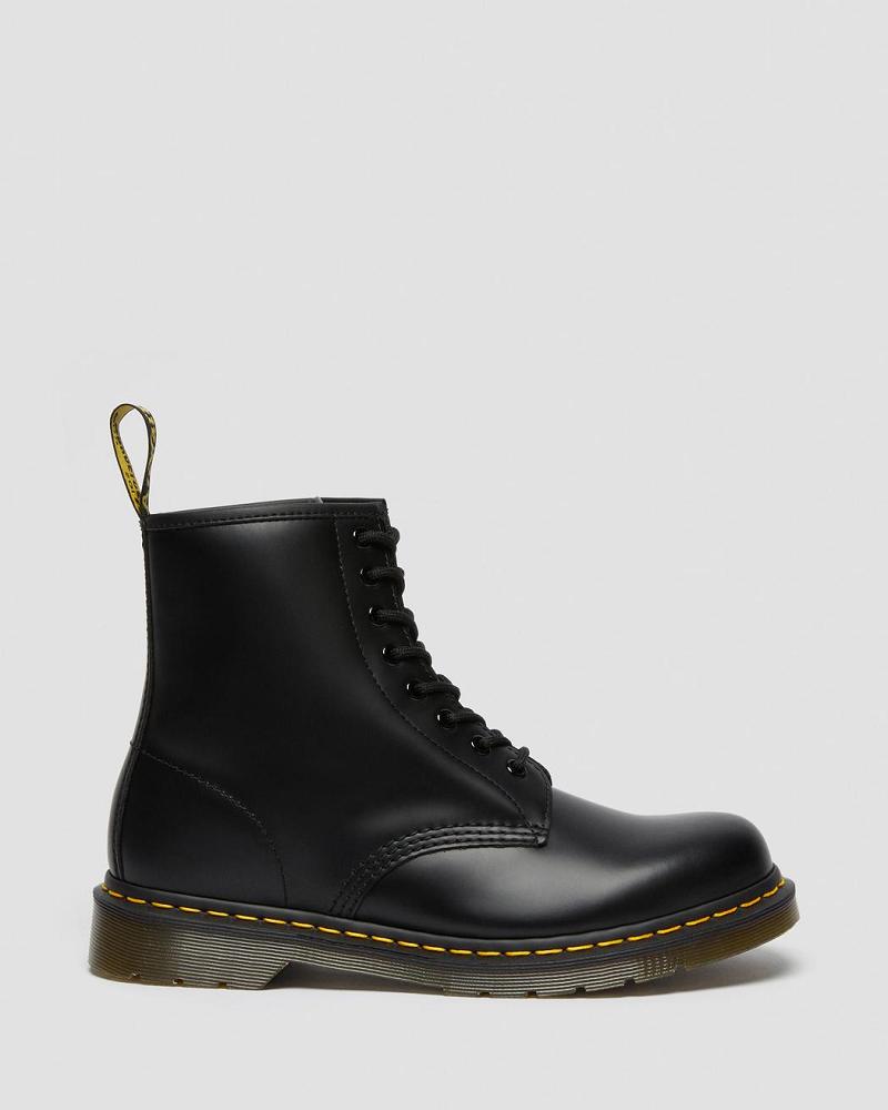 Dr Martens 1460 Smooth Læder Snørestøvler Dame Sort | DK 209SGL